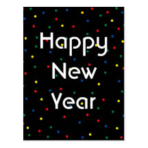 Happy New Year Postcards