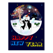 . Happy New Year...Postkarte