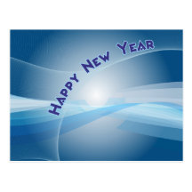 Happy New Year Postkarten