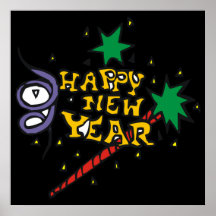 Happy New Year Print