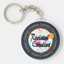 Happy New Year Resolution Consultant Key Chain