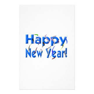 Happy New Years Stationery Templates, Happy New Years Custom Stationery ...