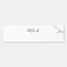 Happy New Year with Motif Snake Bumper Stickers