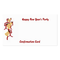 Happy New Year's Party-Customize Business Cards