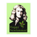 Happy Newtonmas Holiday Card Postcards