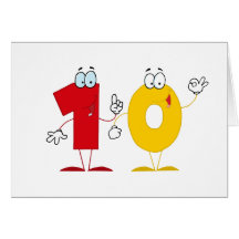Happy Number 10 Cards