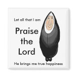 Happy nun magnets