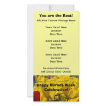 Happy Nurses Week Celebration Event Cards custom Picture Card