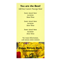 Happy Nurses Week Celebration Event Cards custom Picture Card