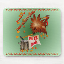 Happy Out Of Order Thanksgiving Mousepad