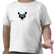 Happy Panda Face Tee Shirts