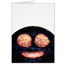 Happy Patties and Brat Greeting Card