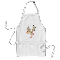 Happy Pelican Bird Apron