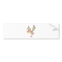 Happy Pelican Bird Bumper Stickers