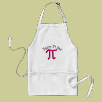 Happy Pi Day Gifts Unique Embossed Design aprons