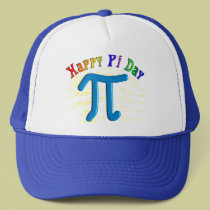 Happy Pi Day Gifts, Unique Embossed Design hats