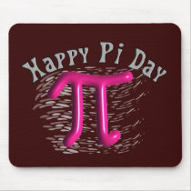 Happy Pi Day Gifts Unique Embossed Design mousepads
