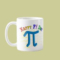 Happy Pi Day Gifts, Unique Embossed Design mugs