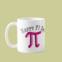 Happy Pi Day Gifts Unique Embossed Design mugs