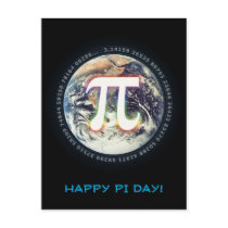 Happy Pi Day! - Greetings Postcard