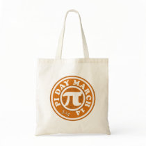 Happy Pi Day March 14 Canvas Bags