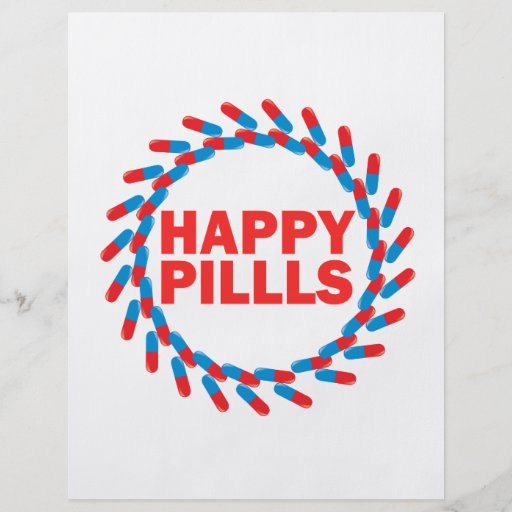 Happy Pills Flyer Design