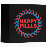 Happy Pills Vinyl Binder