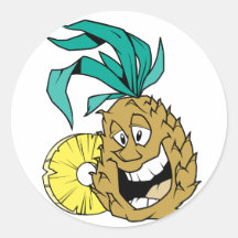 Happy Pineapple Sticker