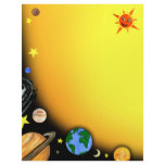 Happy Planets and Space Scene letterhead