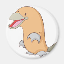 Happy Platypus Fridge Magnets