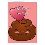 Happy Poo Valentine Love Card
