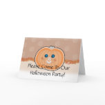 Happy Pumpkin Halloween Invitation Greeting Cards