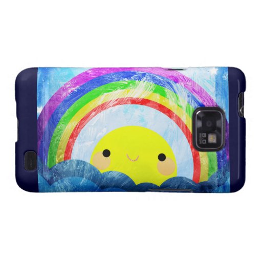 Happy Rainbow Galaxy S Case Samsung Galaxy S2 Cases