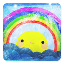 Happy Rainbow Sticker