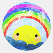 Happy Rainbow Sticker