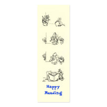 Happy Reading Bookmark Business Card