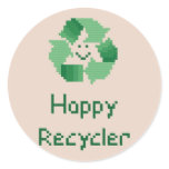 Happy Recycler Sticker
