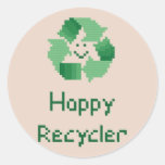 Happy Recycler Sticker