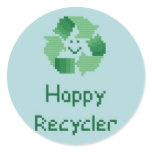 Happy Recycler Stickers
