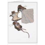 Happy Rodents (white) Card