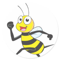 Happy Running Bee