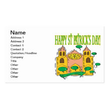 Happy Saint Patricks Day Business Card Templates
