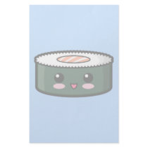 Happy Salmon Sushi Personalized Stationery