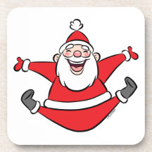 Happy Santa Coasters