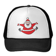 Happy Santa Mesh Hat