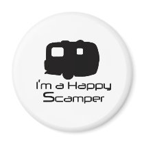 Happy Scamper Fun Stuff! Magnets