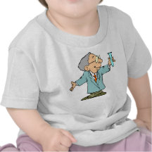 Happy Scientist Chemist Cartoon Shirt