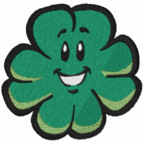 Happy Shamrock Clover Chest Polo Shirt