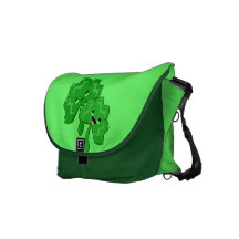 Happy Shamrocks Messenger Bag