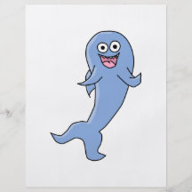 Happy Shark. Full Color Flyer